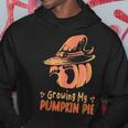 Growing My Pumpkin Pie Thanksgiving Pregnancy Announcement Thanksgiving Pregnancy Announcement Hoodie Unique Gifts