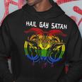 Hail Gay Satan Lgbt Goth Gay Lesbian Bi Pride Baphomet Hoodie Unique Gifts