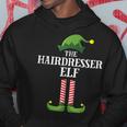 Hairdresser Elf Matching Family Group Christmas Party Hoodie Unique Gifts