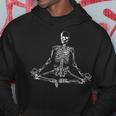 Halloween Meditating Skeleton | Funny Freaky Yoga Gift Hoodie Unique Gifts