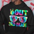 Happy Last Day Of School Peace Out 3Rd Grade Tie Dye Hoodie Unique Gifts