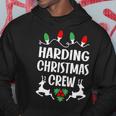 Harding Name Gift Christmas Crew Harding Hoodie Funny Gifts
