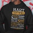 Hart Name Gift Certified Hart Hoodie Funny Gifts