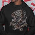 Headdress Indian Native Pride Indigenous Axe Native American Hoodie Unique Gifts