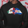 Heart Hands Mexico El Salvador And The Usa Hoodie Unique Gifts