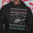 Helicopter Ugly Christmas Sweater Heli Pilot Hoodie Unique Gifts