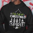 Holiday Drinking I'm Full Of Christmas Christmas Drinking Hoodie Personalized Gifts