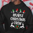Hurst Name Gift Christmas Crew Hurst Hoodie Funny Gifts