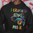 I Crushed Pre-K Graduation Boys Monster Truck Hoodie Unique Gifts