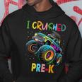 I Crushed Pre-K Monster Truck Graduation Boys Hoodie Unique Gifts