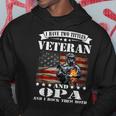 I Have Two Tittles Veteran And Opa Fathers Day Gift Gift For Mens Hoodie Unique Gifts