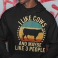 I Like Cows And Maybe Like 3 People Farm Farmers Hoodie Unique Gifts