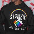 I May Be Straight But I Dont Hate Lgbt Gay & Lesbians Pride Hoodie Unique Gifts