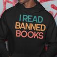 I Read Banned Books Funny Bookworm Gift Hoodie Unique Gifts
