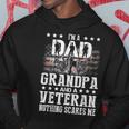 Im A Dad Grandpa Veteran Funny Grandpa Fathers Day Hoodie Funny Gifts