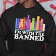 I'm With The Banned Books I Read Banned Books Lovers Library Hoodie Personalized Gifts