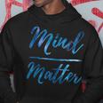 Inspirational Motivational Gym Quote Mind Over Matter Hoodie Unique Gifts