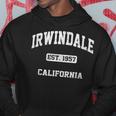 Irwindale California Ca Vintage State Athletic Style Hoodie Unique Gifts