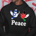 Israel Palestine Peace Friendship Pigeons Hoodie Unique Gifts