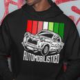 Italian Automotive With Italy Flag Colors Auto Classic Cars Hoodie Unique Gifts