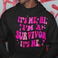 Its Me Hi Im Survivor Breast Cancer Awareness Pink Ribbon Hoodie Unique Gifts