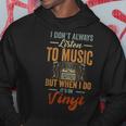 It's On Vinyl Records Player Record Collector Music Lover Hoodie Unique Gifts
