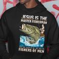 Jesus Fisher Of Bible Verse Fishing Dad Grandpa Hoodie Unique Gifts