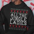 Jingle Ladies Holiday Ugly Christmas Sweater Hoodie Unique Gifts