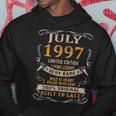 July 1997 Vintage 24 Years Old 24Th Birthday Gifts Family Gift For Mens Hoodie Unique Gifts