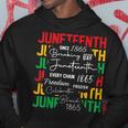 Junenth Celebrate Black Freedom Breaking Every Chain 1865 Hoodie Unique Gifts