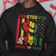 Junenth Celebrating Black Freedom 1865 African American Hoodie Unique Gifts