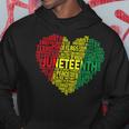 Junenth Heart Word Cloud Black Freedom Junenth Hoodie Personalized Gifts