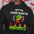 Junenth June 1865 Black History African American Freedom Hoodie Unique Gifts