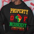 Junenth Since 1865 Black History African American Freedom Hoodie Unique Gifts