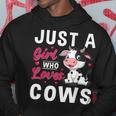 Just A Girl Who Loves Cows Hoodie Unique Gifts