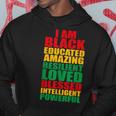 Kids Black Educated Amazing Intelligent Junenth Hoodie Funny Gifts