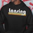 Lansing Michigan Retro Style City Vintage Pride 70S 80S Home Hoodie Unique Gifts