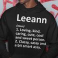 Leeann Definition Personalized Name Funny Birthday Gift Idea Definition Funny Gifts Hoodie Unique Gifts
