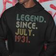 Legend Since July 1931 90Th Birthday Gift 90 Years Old Men 90Th Birthday Funny Gifts Hoodie Unique Gifts