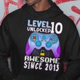 Level 10 Unlocked Awesome 2013 Video Game 10Rd Birthday Boy Hoodie Unique Gifts