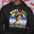 Lgbt Ally Gay Pride Clothers More Pride Less Prejudice Hoodie Unique Gifts