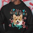 Life Is Better With A Corgi Western Leopard National Pet Day Hoodie Unique Gifts