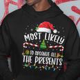 Most Likely To Organize All The Presents Family Christmas Hoodie Unique Gifts
