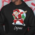 Lopez Name Gift Santa Lopez Hoodie Funny Gifts