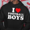 I Love Football Boys I Heart Football Boys Hoodie Unique Gifts
