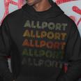 Love Heart Allport Grunge Vintage Style Black Allport Hoodie Unique Gifts