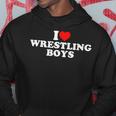 I Love Wrestling Boys Hoodie Unique Gifts