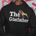 Lovely Emotion Face The Goat Father Funny Happy Daddy Hoodie Unique Gifts
