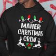 Maher Name Gift Christmas Crew Maher Hoodie Funny Gifts