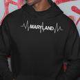 Maryland Gift Heartbeat National Pride Pulse Patriot Hoodie Unique Gifts